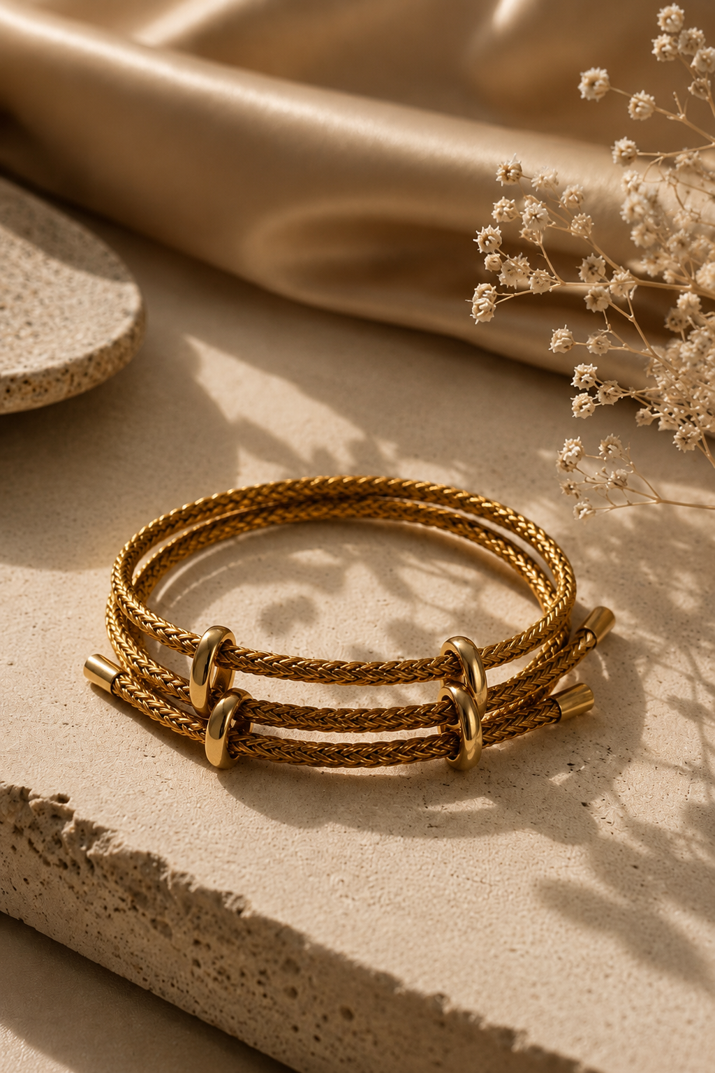 VITA Signature Rope Bracelet- Mustard Yellow