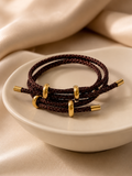 VITA Signature Rope Bracelet-Brown